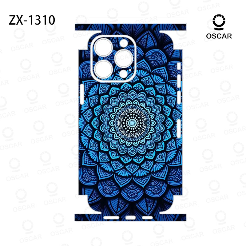 OscarSkinZ Wrap For iPhone 17 16 Pro Max Sticker 15 14 Plus Back Film 13 12 Mini Protective Decal Side Frame Back Protector