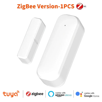 Zigbee3.0 Home Security Door Window Sensor Magnetic Open Closed Detector Remote Monitor Alarm Voice Control Via Alexa Google