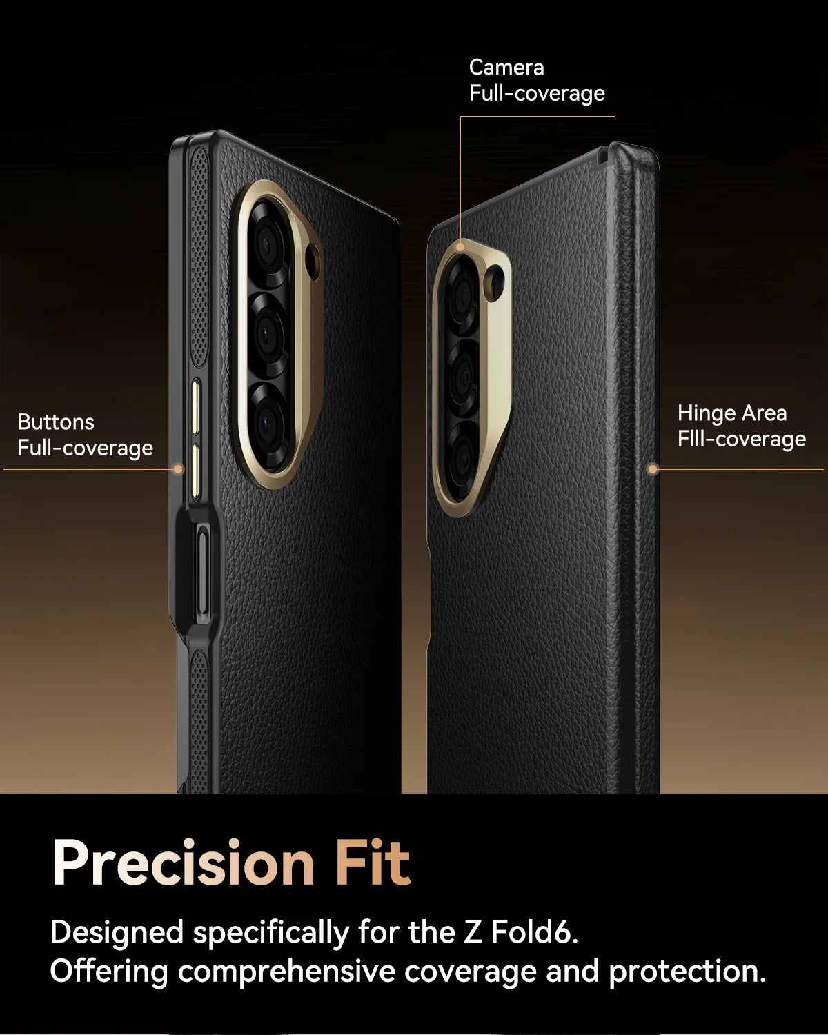 business High Quality for SamsungGalaxy Z Fold 6 5 Magnetic Wireless Charging Drop Protection Anti Scratch Hard Cover Phone Case