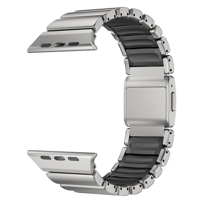 Stainless Steel+Silicone Magnetic Strap for Apple Watch Ultra 3/2 49mm Series 11 10 46mm Band for Iwatch 9 8 7 6 SE 5 45mm 44mm