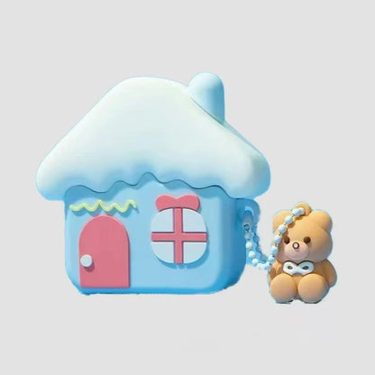 3D Silicone Earphone Case for Airpods 4 2024 Cute Cartoon Headphone Charging Box Cover for Airpods Pro 2 Case for Airpods 1 2 3