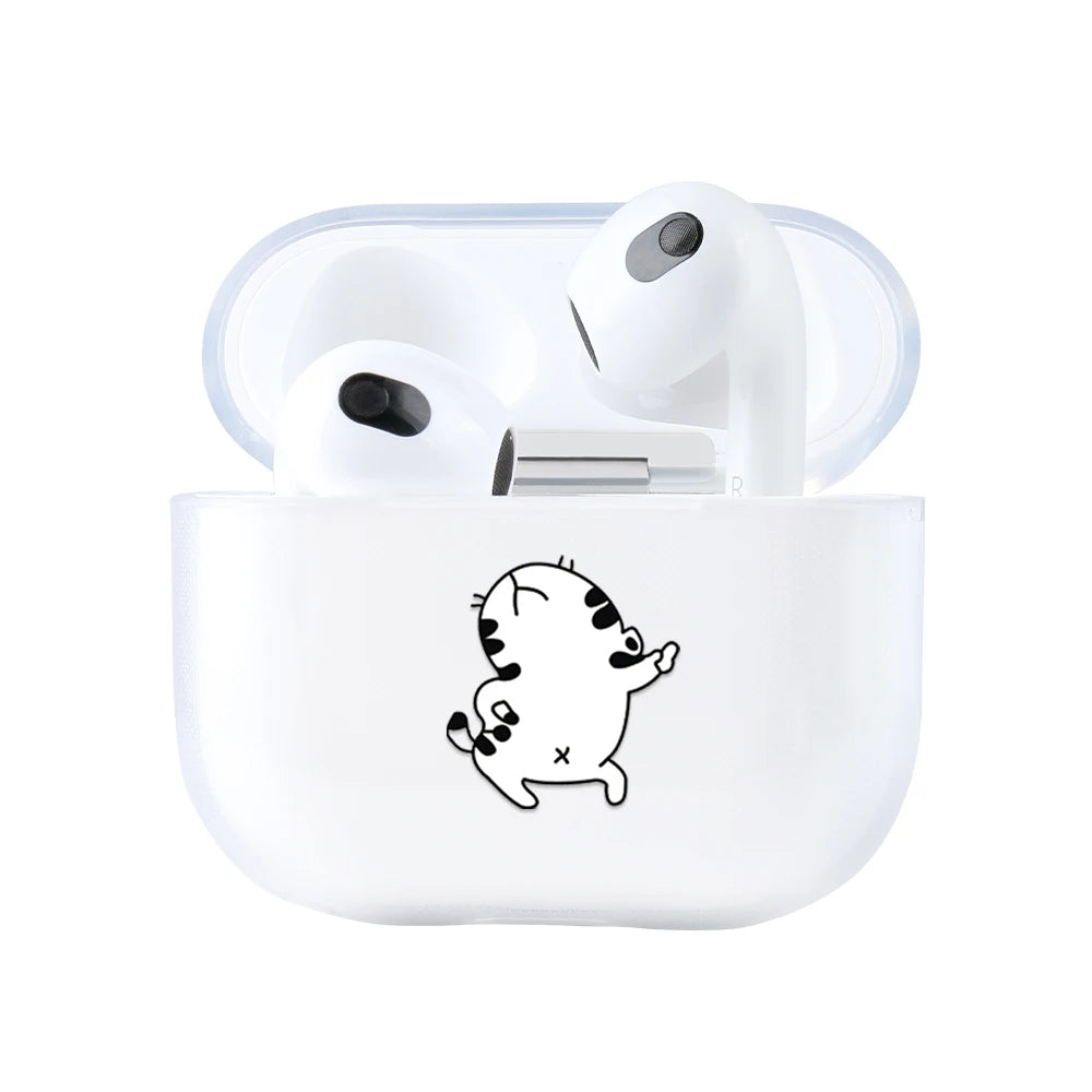 Cute Cartoon Pattern Earphone Case for Airpods 4th 3rd 2 Pro 3 2 Shockproof Cover for Airpod 2 3 1 Protective Accessorie Shell