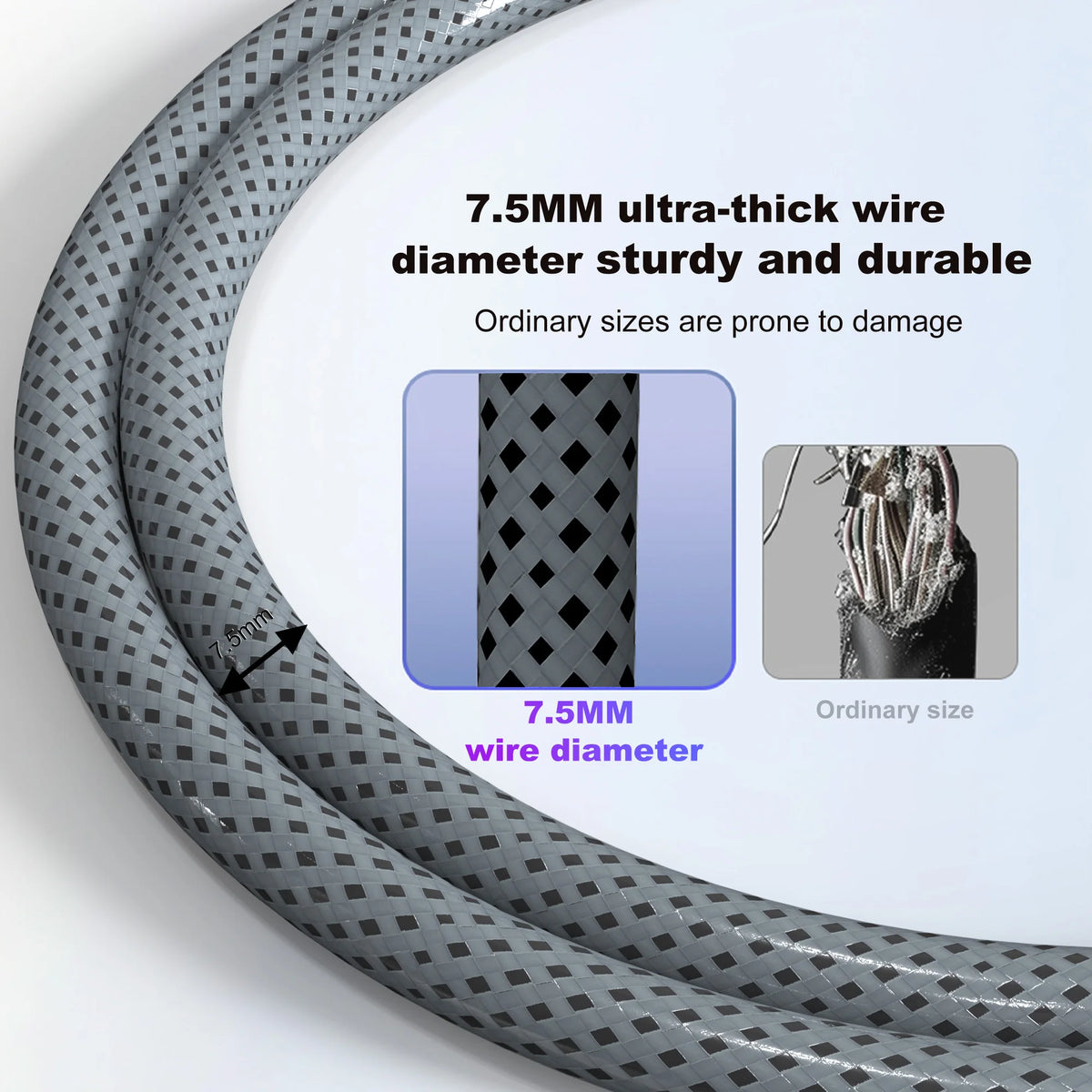 16K@60Hz HDMI 2.2 Cable compatible with 8K/4K HDMI supporting 8K@120Hz high-speed video for PS4/5 TVs laptops and monitors