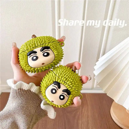 Durian Crayons Silicone Earphone Case Accessories Cover Case For Airpods Pro Pro 2 Pro 3 1 2 3 4 5