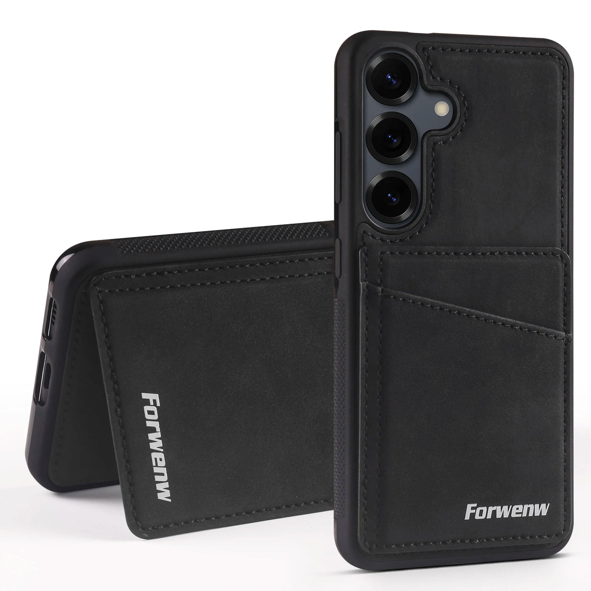 Cards Solt Wallet Leather Case for Samsung Galaxy A16 A36 A56 S25 Edge S24 Ultra S23 FE S22 S21 Plus A15 A35 A55 Magnetic Cover