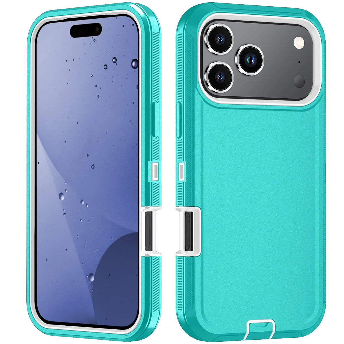 Armor Shockproof Defender Phone Case For iphone 11 12 13 14 15 16 17 18 Pro Plus Max 16E Hard PC+TPU Anti Fall Protective Cover