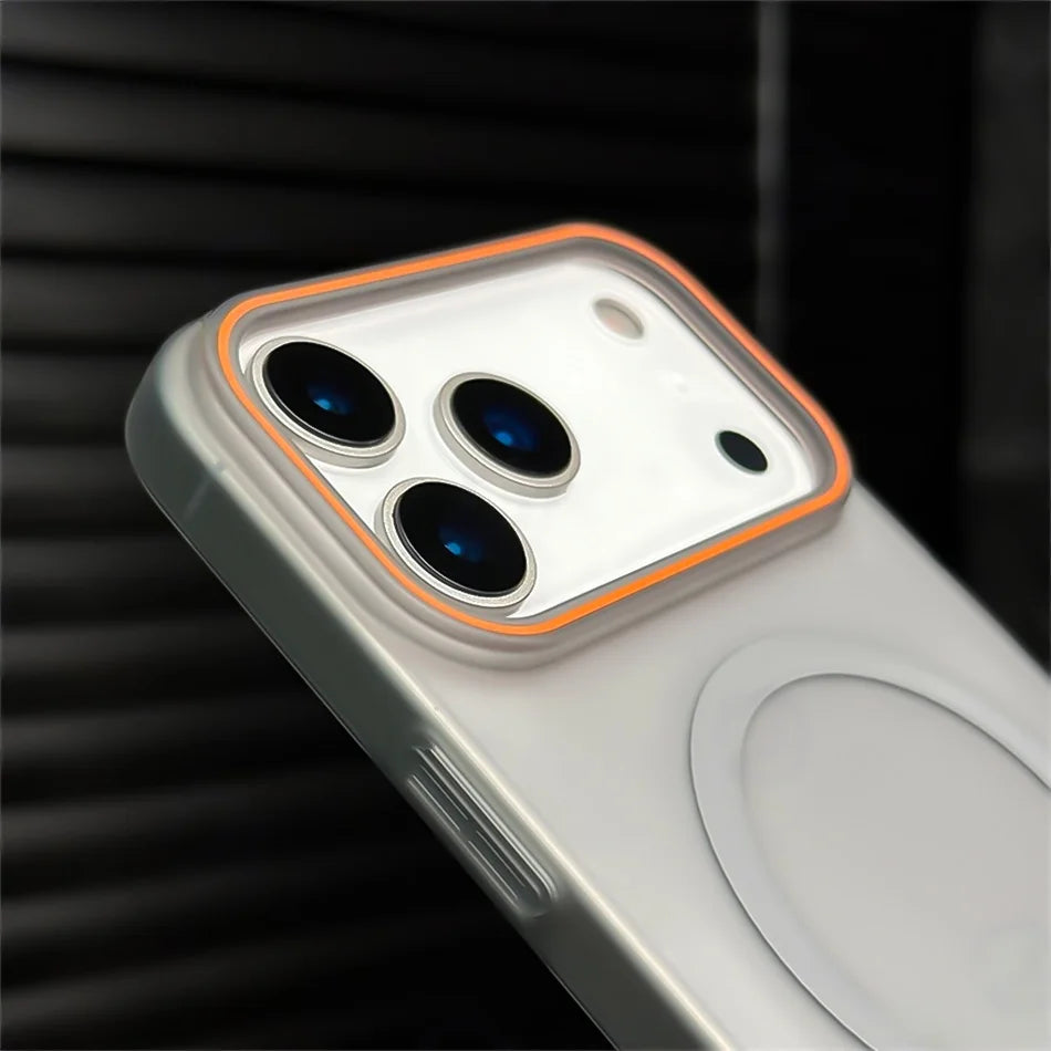 Ultra Thin Translucent Matte Case For iPhone 17 Pro Max Air 14 15Plus 16E 11 12 13 16 Pro For Magsafe Magnetic Protection Cover