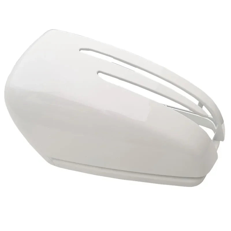 White Side Wing Mirror Cap Covers For Mercedes Benz W212 W204 C E S Class W176 W246 C117 X156 X204 W221 C218 A B CLA GLA GLK