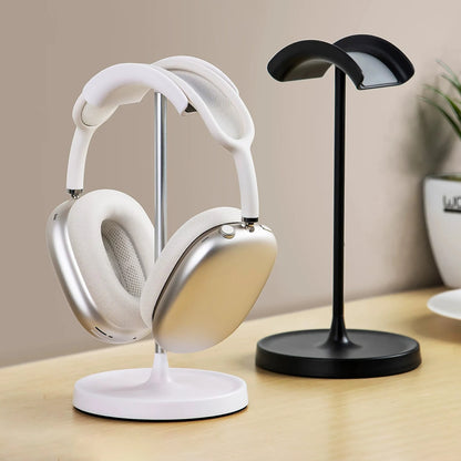 Headphone Stand Desk Headset Holder Universal Headphone Support Aluminium Alloy ABS Material Weighted Base Black White Stand