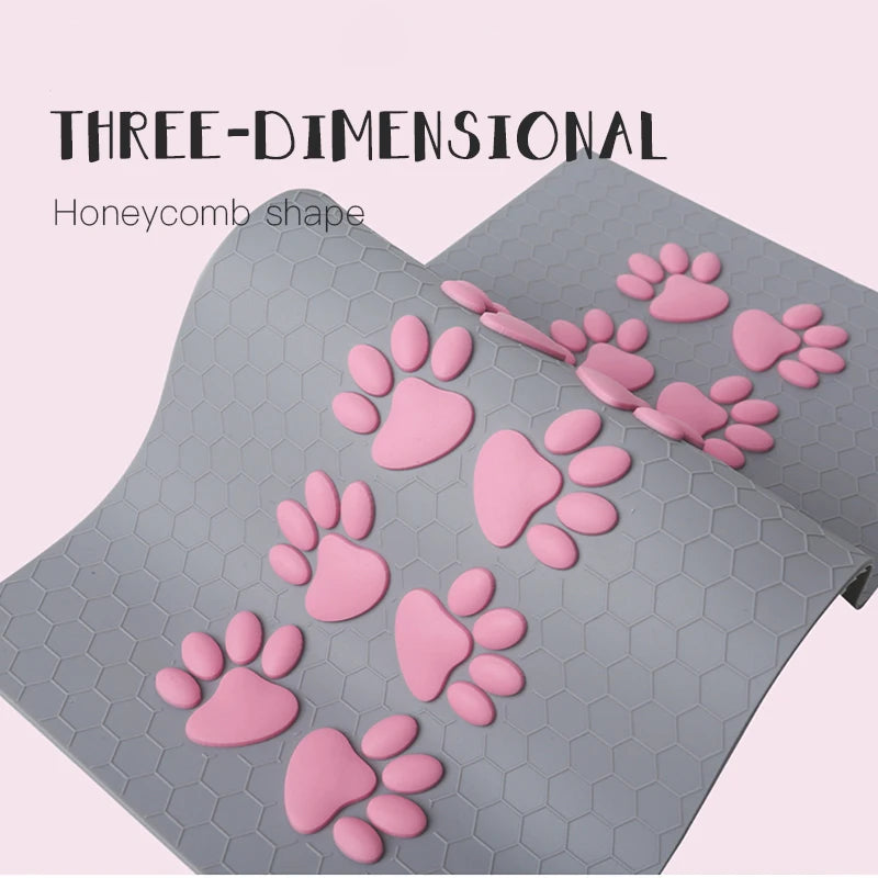 Car Steering Wheel Cover Universal Anti-Slip Cat Claws Artificial Leather Car Steering Wheel Protective Cover 38cm Shape O D