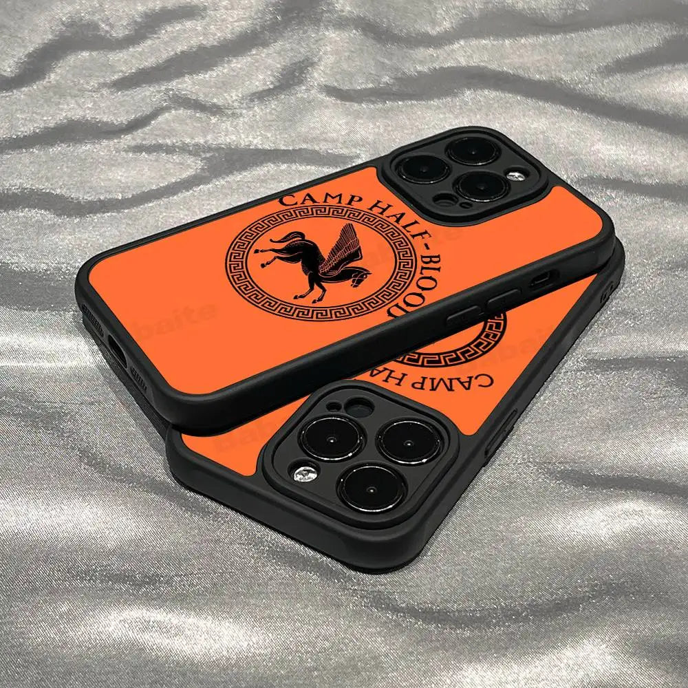 P-Percy J-Jackson Poseidon Camp Phone Case For iPhone 11 12 13 14 15 16 17 Pro Max Plus Shockproof Protecti Case