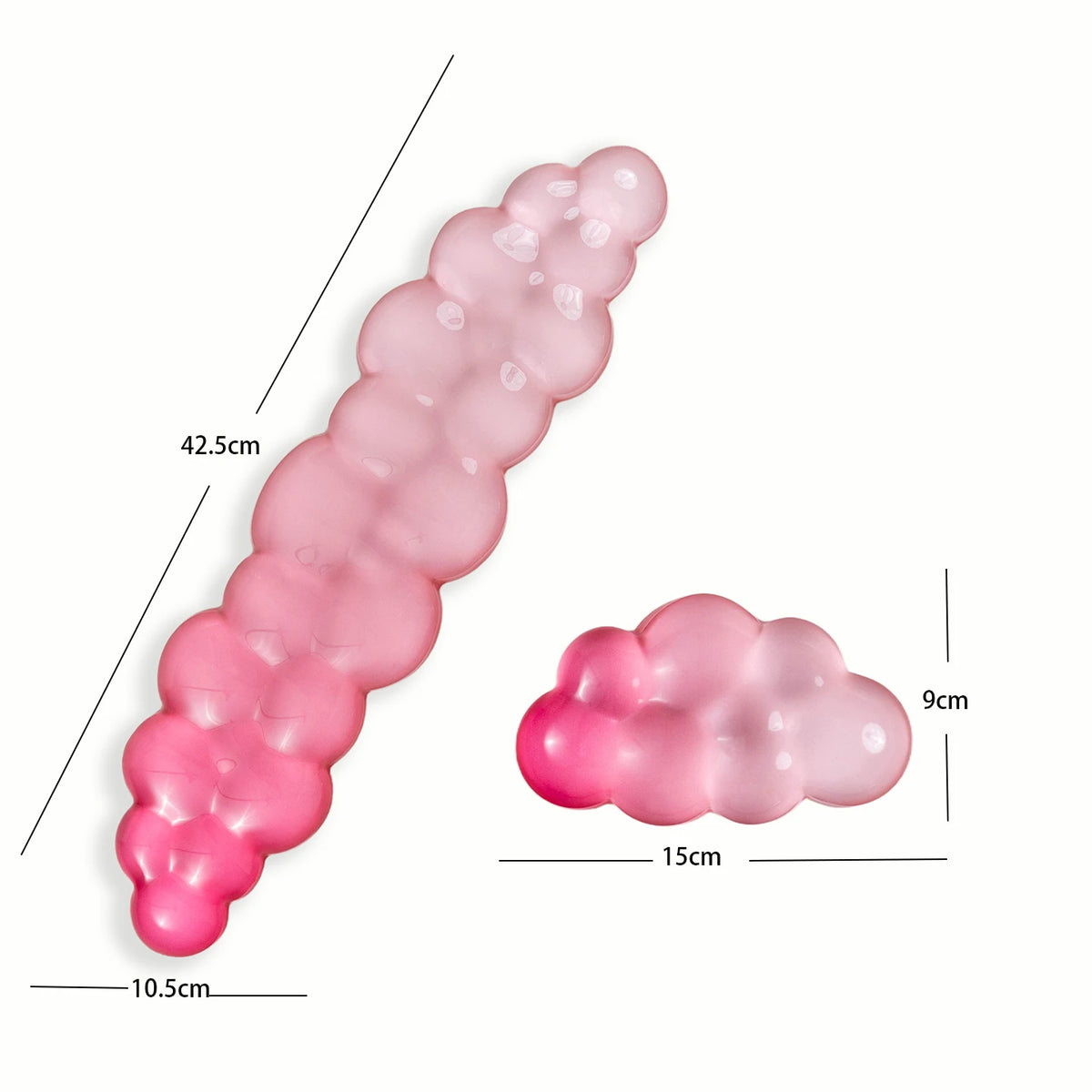 Cute Cloud Ergonomic Wrist Rest Silicone TPU Keyboard Mouse Pad Pressure Relief Comfort for Office Gaming Laptop Desktop Gift