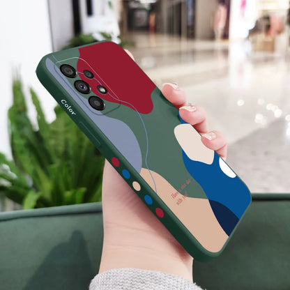 Color Patches Phone Case Samsung A56 A36 A26 A54 A34 A24 A14 A15 A16 A25 A35 A55 A73 A53 A33 A23 A13 A06 A72 A52 A32 A22 4G 5G