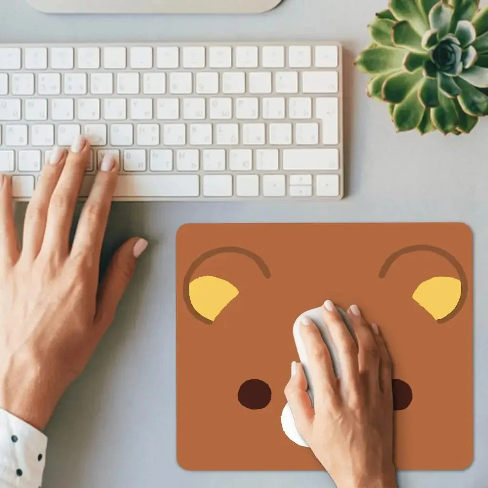 Lovely Rilakkuma Kawaii Pad Rubber Gaming Mousepad Gamer Stitching Dining Table Desk Mat PC Computer Keyboard Mat Mause Mice