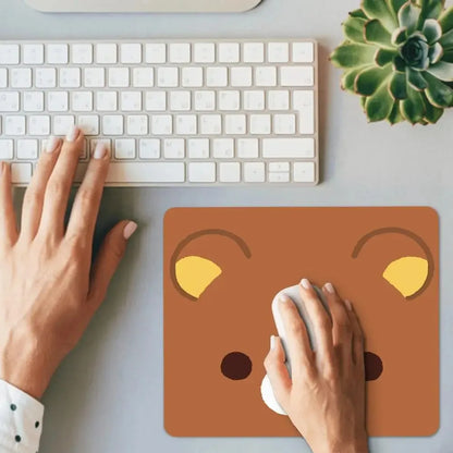 Lovely Rilakkuma Kawaii Pad Rubber Gaming Mousepad Gamer Stitching Dining Table Desk Mat PC Computer Keyboard Mat Mause Mice