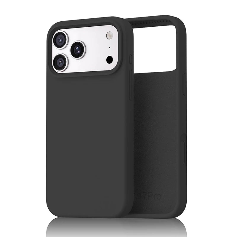 Original Liquid Silicone Phone Case For iPhone 17 16 15 14 Pro Max Ultra Slim Shockproof Cases For iPhone 13 17 Pro Max Cover