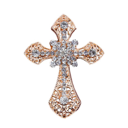 Car Perfume Air Freshener Bling Cross Car Vent Clips Auto Air Fresheners Vent Clips For Women Car Interior Aroma Diffuser