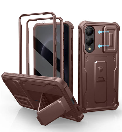 Dexnor For Samsung Galaxy S25/S25 Plus/S25 Ultra /S25 Edge 2025Case Full Body Shockproof Camera Cover &Built-in Screen Protector Kickstand