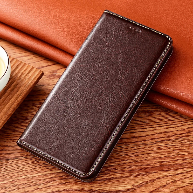 Crazy Horse Genuine Leather Flip Case For Google Pixel 3 4 4A 5 5A 6 6A 7 7A 8 8A 9 10 10A 11 XL Pro Fold Phone Cover Card Cases