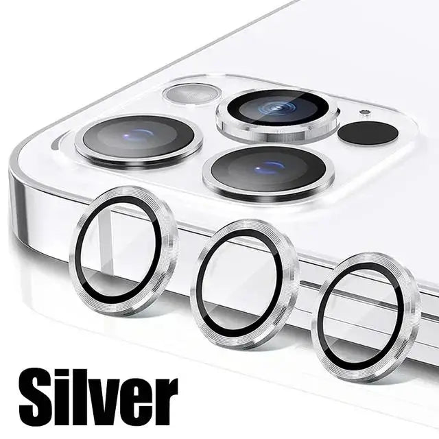 3Pcs Metal Camera Lens Protection For iPhone 16 15 14 13 Plus Pro Max Lens Glass For iPhone 15 14 PM 13 Mini Camera Ring Cover