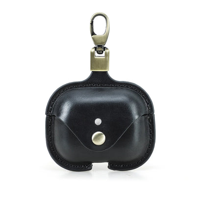 Genuine Leather Cover for AirPods Pro 3 Case AirPod Pro 2nd 1st Generation Bluetooth Wireless Headphones Charging Box with Hook