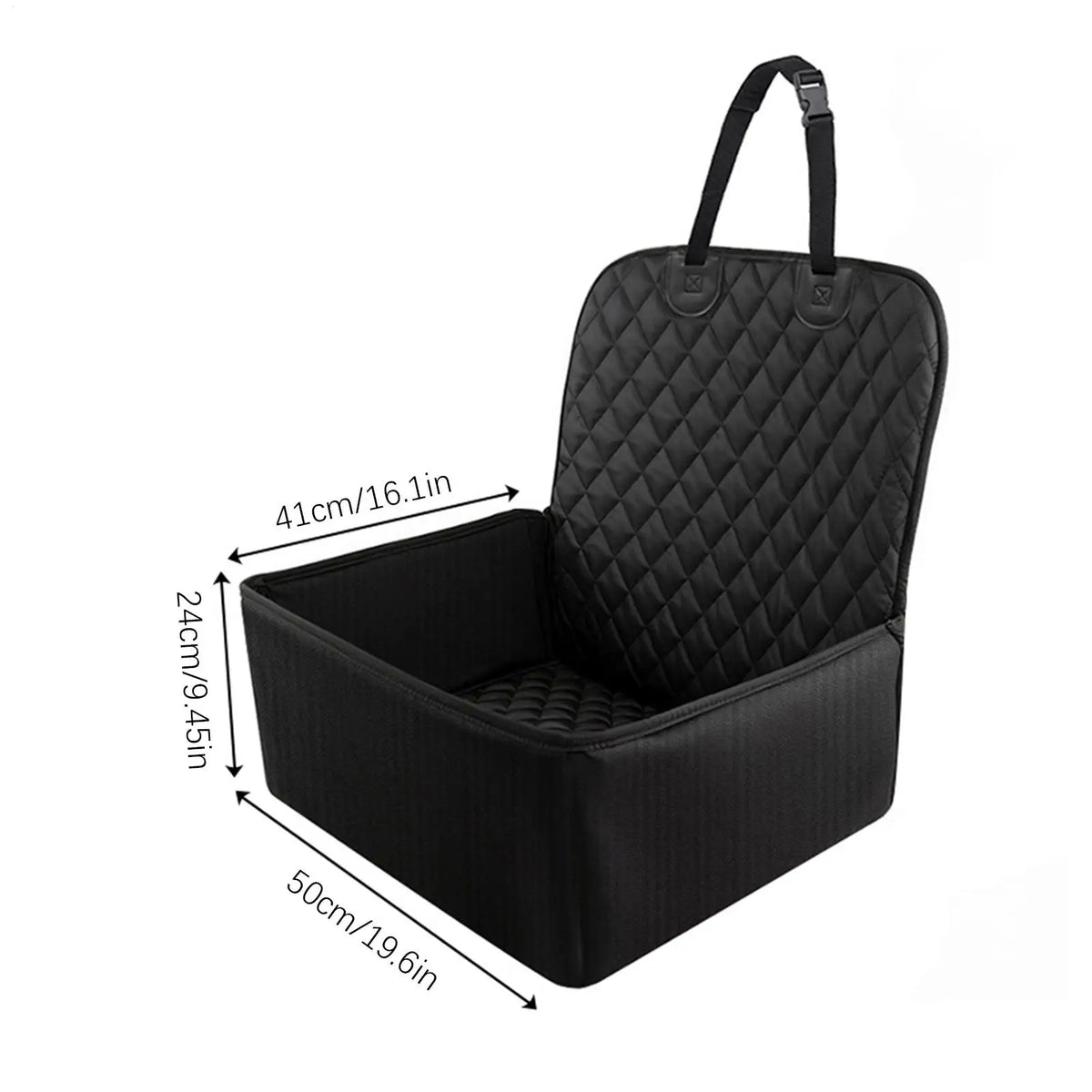 Dog Car Seat Large Waterproof Back Seat Extender for Dogs Cats, Waterproof Safety Car Seat Cushion Carrier Cover Easy Clean