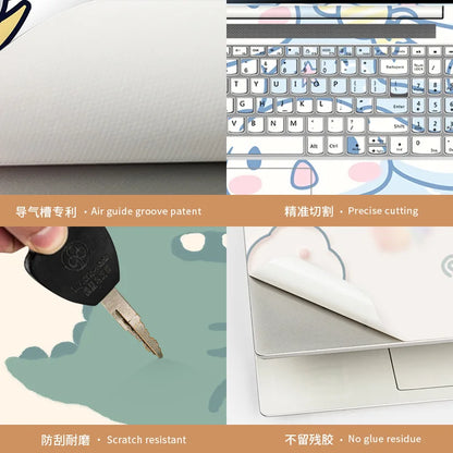 DIY Marble Cover Laptop Skin Sticker Vinyl 13.3"14"15.6"17.3"  Stickers for Macbook pro/Lenovo/Msi/Hp/Acer Skins Decorate Decal