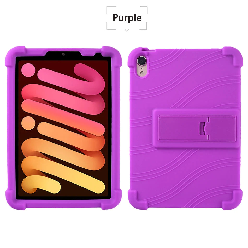For iPad 11th 10th Pro 11 13 Air 4 5 10.9 7th 8th 9th 10.2 Air 3 10.5 5th 6th Mini 4 5 6 7 Kids Case Soft Silicon Tablet Cover