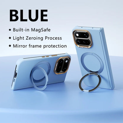 360 Rotating Magnetic Stand Skin Feel Case for Google Pixel 11 PRO FOLD for Magsafe Shockproof Hinge Protection Slim Fit Cover