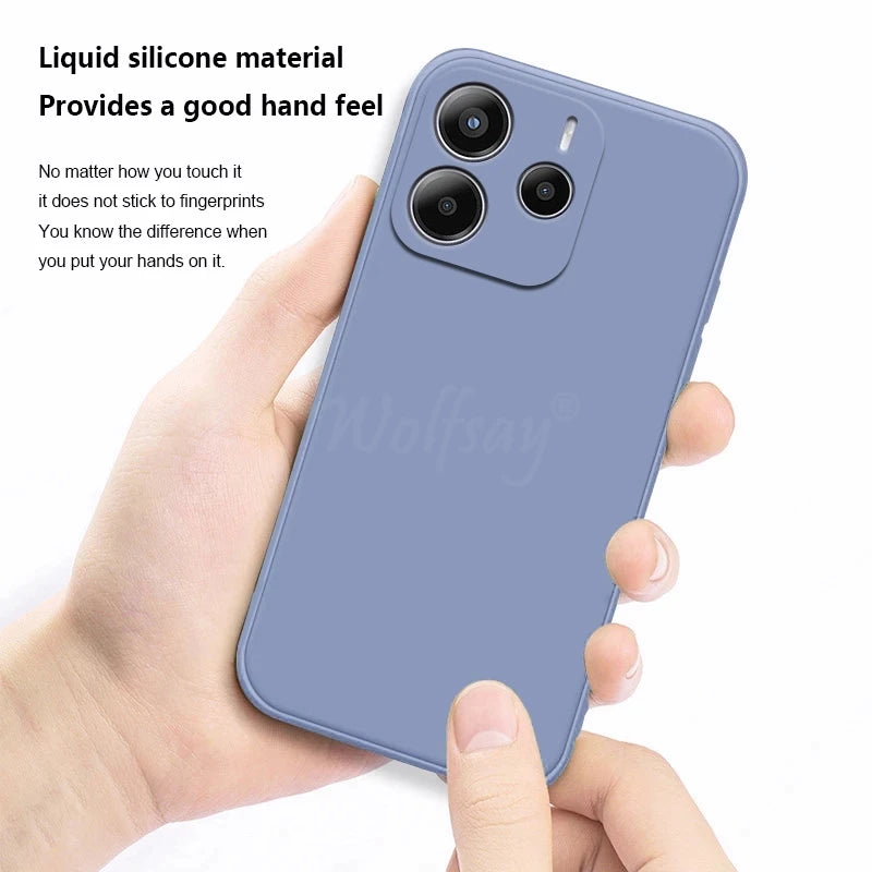 For Xiaomi Redmi Note 14 Case Liquid Silicone Plain Rubber TPU Protector Redmi Note 14 Cover TPU Redmi Note 14 Pro Plus Cover