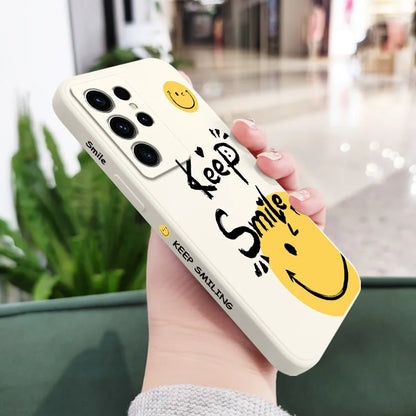 Street Slogan Phone Case For Samsung Galaxy S25 S24 S23 S22 S21 S20 S10 S10E Ultra Plus FE Note 20 Ultra Plus Cover