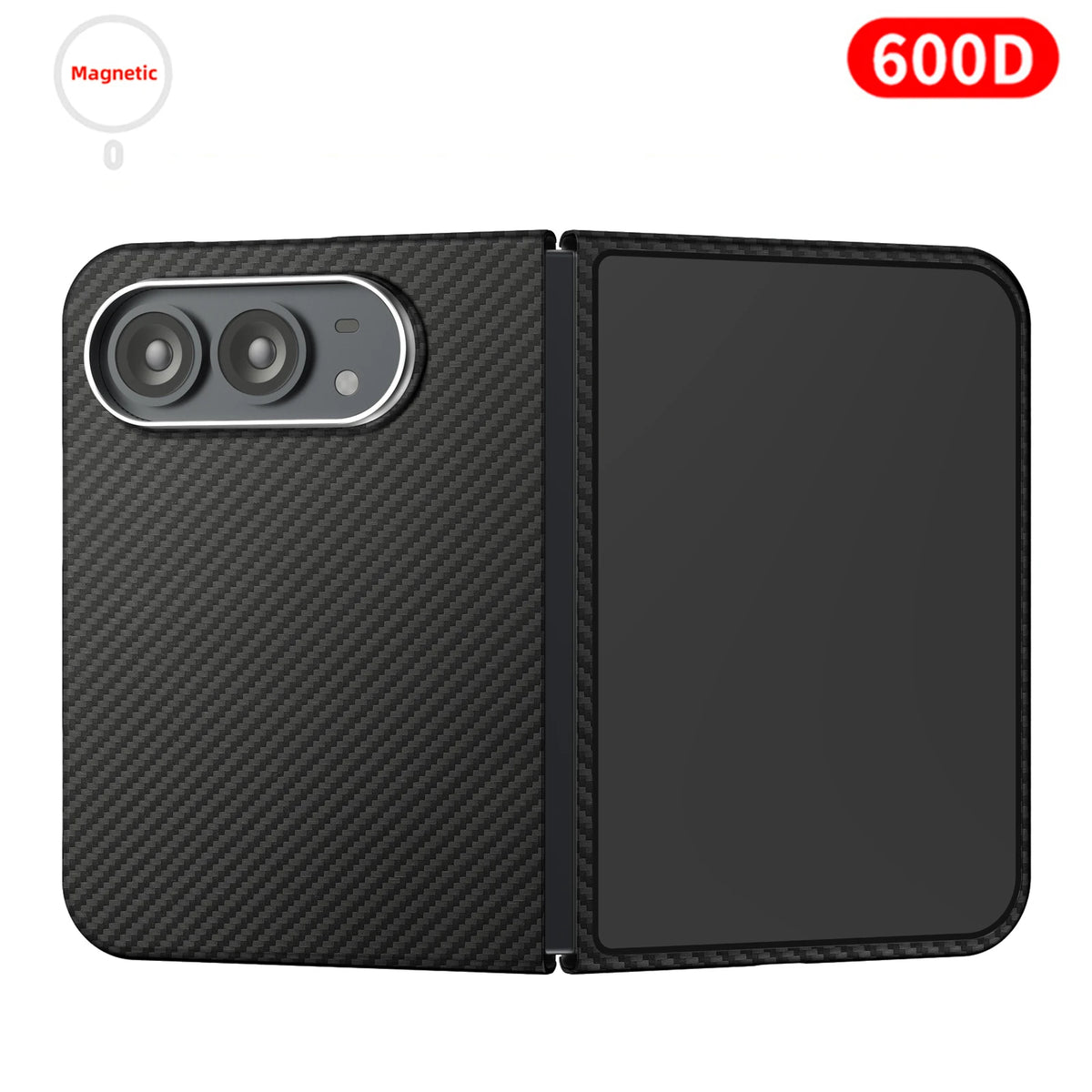 Suitable for iphone duo case,carbon fiber Kevlar aramid fiber hard shell,lightweight magnetic Slim light black cover premium