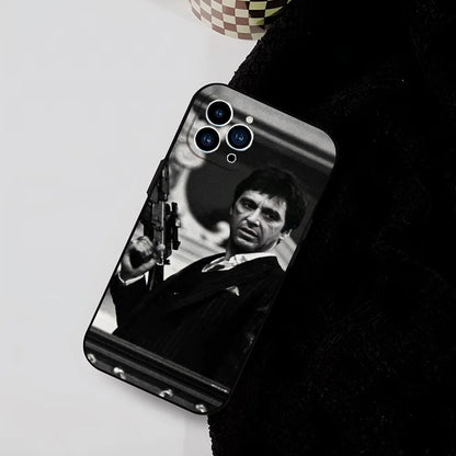 T-Tony M-Montana S-Scarface Phone Case For iPhone 17 16 15 11 12 14 13 Pro Max Mini X XR 7 8 Plus SE4 17E Shockproof Soft Cover