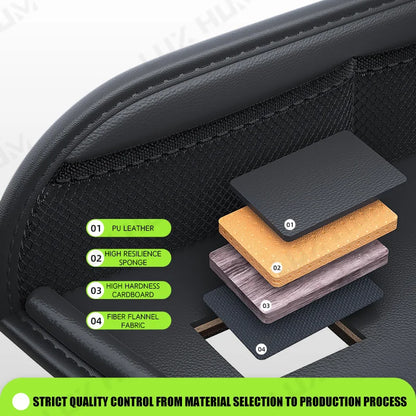 Car Rear Seat Tray for Child Safety Seat Waterproof Baby Travel Table Board Desk Organizers Child Cartoon Storage Toy Holder