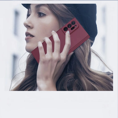 Fashion Solid Colour Shockproof Protective Liquid Silicone Phone Case For Samsung  Galaxy Note 20 Ultra/Note20/Note10+ /Note 10