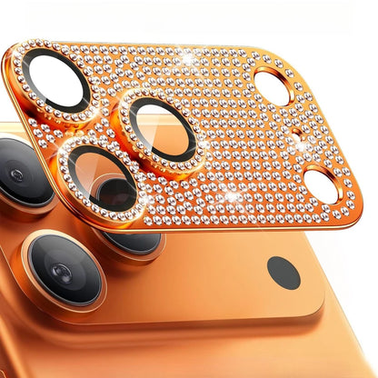 Bling Glitter Rhinestone Camera Lens Protector Full Cover For iPhone 18 17 16 15 14 Pro Max Plus Anti-scratch Camera Protection