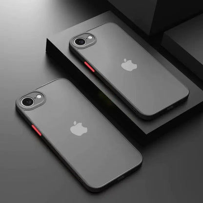 Shockproof New Armor Bumper Phone Case for iPhone 17E 16E Hard PC Cover Soft Bumper 2 in 1 Fashion Case iphone17e iphone16e Capa