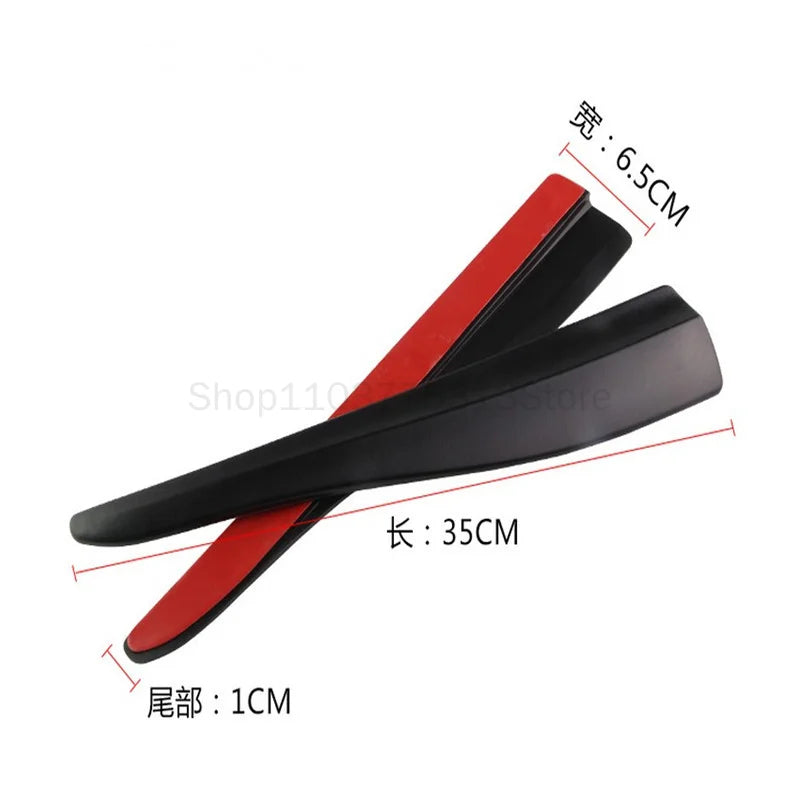 Car Front Rear Bumper Corner Protector Guard Car Anti-collision Edge Protection Decoration Strip Car Universal Accessories