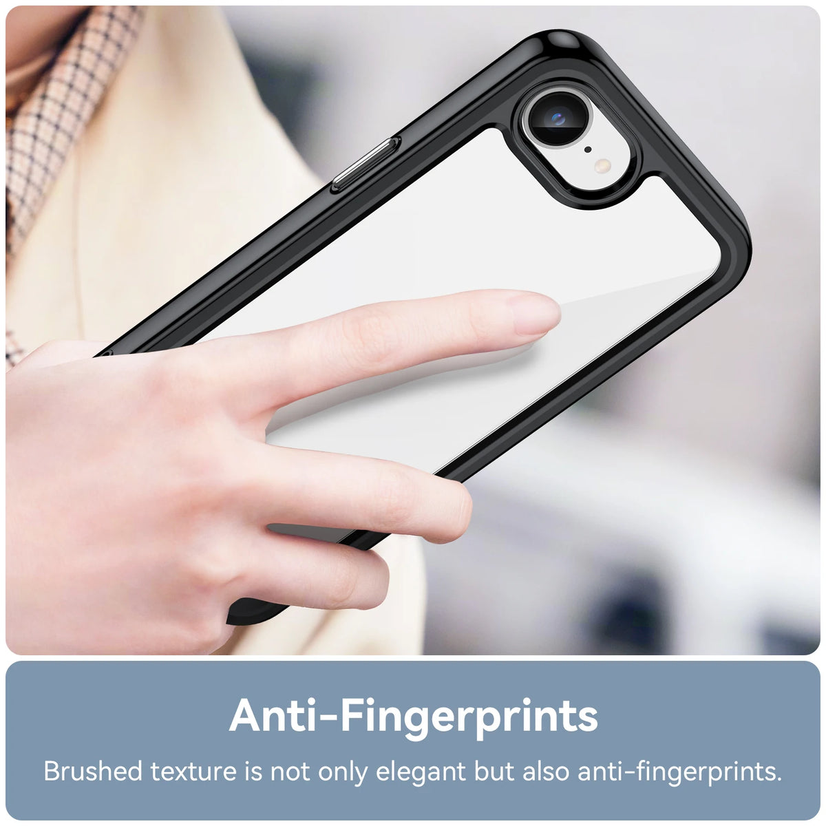 For iphone 17e Case For iphone 17e 16e Cover Coque Funda Hard Translucent Soft Frame Clear Back Phone Case iphone 17e