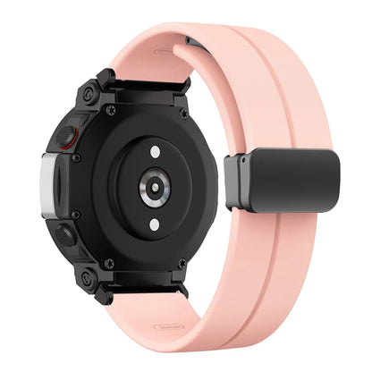 Magnetic Silicone Watch Band For Huami Amazfit T-Rex2 Strap Bracelet Replacement Wristband For Amazfit T Rex 2/3 Sport Watchband