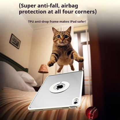 RBP Case IPad10/11th Air 11 4/5 10.9 Pro 11 12.9 13 Detachable Rotate 360°, iPad 10.2 7/8/9th Gen Mini 6 Y-Shaped Folding Cover
