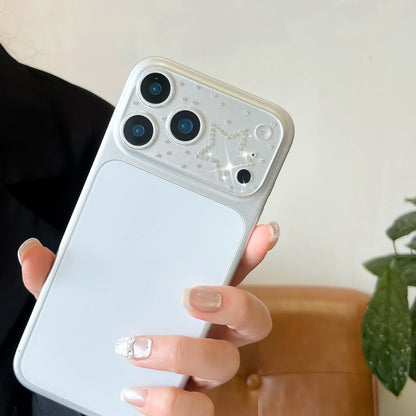Ins Transparent Simple Rhinestone Stars Heart Bowknot Camera Lens Protector For iPhone 17 Pro 17ProMax  Protective Glass Lens