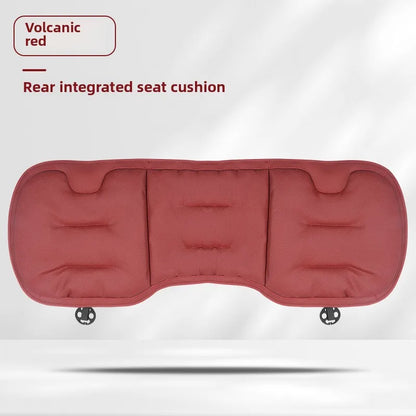 Universal Perforated Nappa Leather Car Seat Cover Luxury Sedan SUV Breathable Comfortable Cloud Cotton Cushions Car Seat Cover