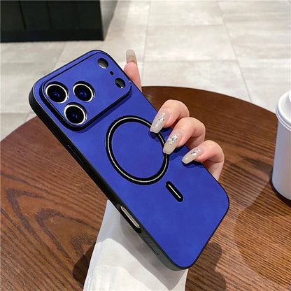 Sheepskin Matte Magnetic Frosted Case For Magsafe Google Pixel 10 9 Pro XL 9A 8A 8 Pro Wireless Charging Shockproof Cover
