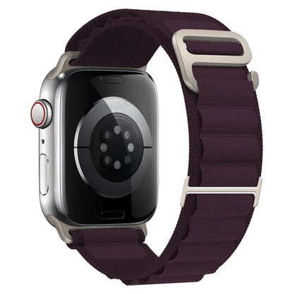 Nylon Loop Alpine Band for Apple Watch Strap Ultra 3 49mm 46mm 42mm 45mm 41mm 44mm 40mm Bracelet for iWtach SE 11 10 9 8 7 6 5 4