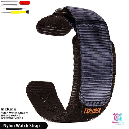 Nylon Strap For Casio AE1200 Square Watch 18mm Quick Release Breathable Sport Band With 316 Stainless Steel Case Waterproof Ring