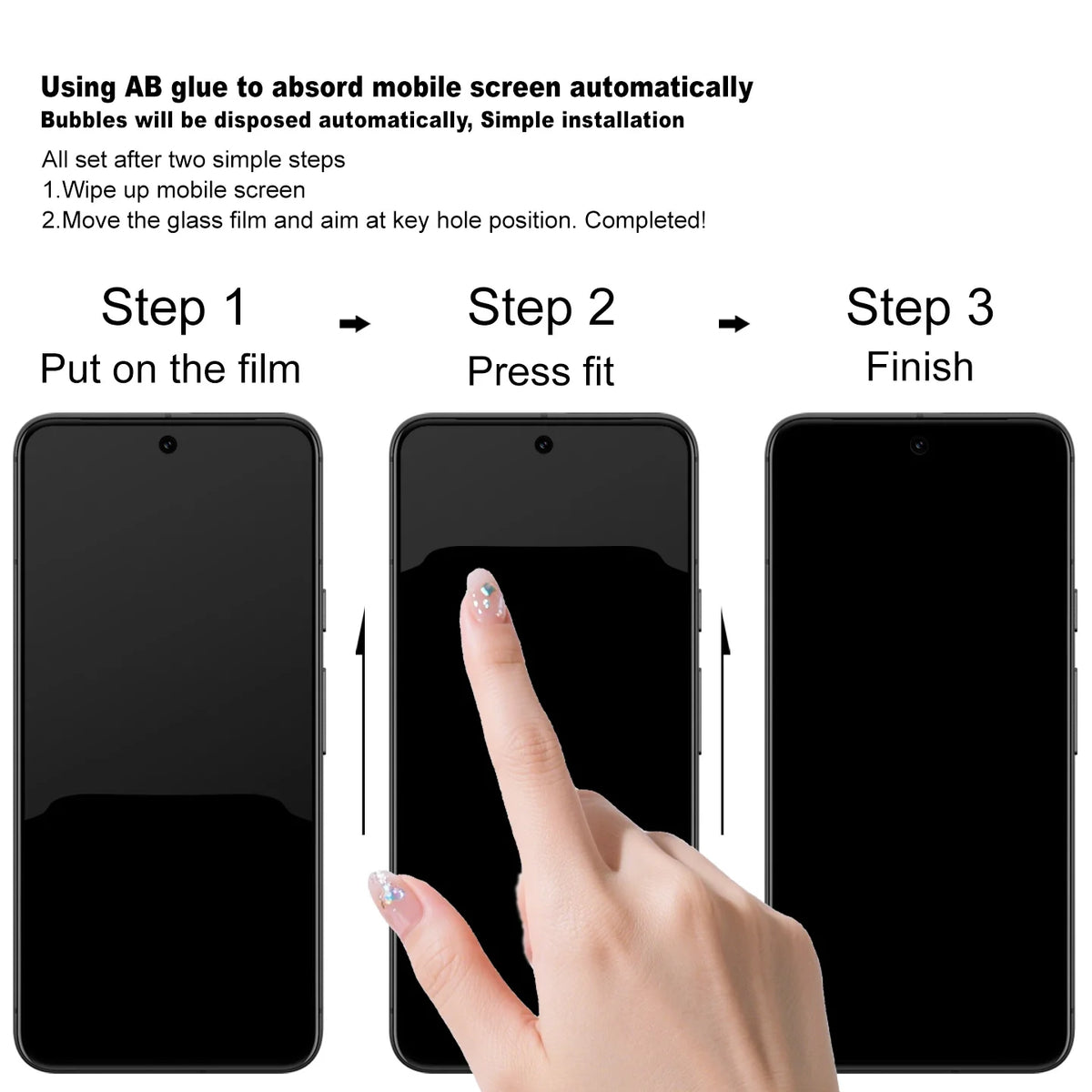Privacy Tempered Glass For iPhone Duo Fold Protector Film Anti Spy Full Screen Coverage FM0010
