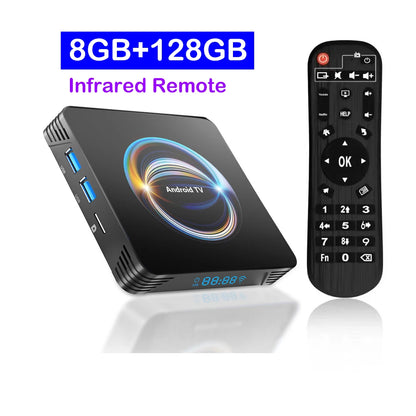 Original Android 16 X66 Smart TV Box 32GB 64GB 128GB 256GB RK3528 Bluetooth 6.0 Dual Wifi 2.4&5G Wifi6 8K Video AV1 Media Player