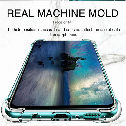 Shockproof Silicone Case On For Xiaomi Redmi Note 9 8 7 6 Pro Max 8A 9S Clear Case For Xiaomi Mi 8 9 10 Lite mi 9t Cover