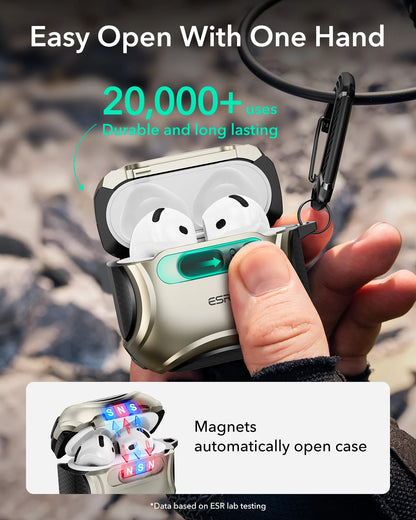 ESR for AirPods 5 Case (2026)&AirPods 4 Case (2024)Powerful Drop Protection Earphone Cover Compatible with AirPods 4/5 Gen
